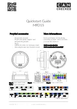 CAN CHECKED MFD15 Quick Start Manual preview