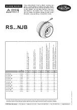 Can-Fan RS NJB Series Assembly Instruction preview