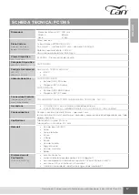 Preview for 19 page of CAN AIRXCEL FC Series Use And Maintenance Instruction Manual