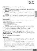 Preview for 115 page of CAN AIRXCEL FC Series Use And Maintenance Instruction Manual