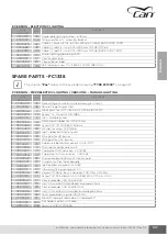 Preview for 149 page of CAN AIRXCEL FC Series Use And Maintenance Instruction Manual