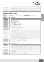 Preview for 151 page of CAN AIRXCEL FC Series Use And Maintenance Instruction Manual