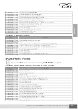 Preview for 153 page of CAN AIRXCEL FC Series Use And Maintenance Instruction Manual