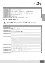 Preview for 155 page of CAN AIRXCEL FC Series Use And Maintenance Instruction Manual