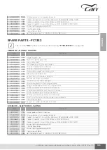 Preview for 157 page of CAN AIRXCEL FC Series Use And Maintenance Instruction Manual