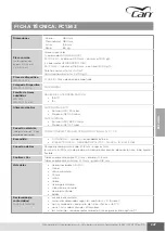 Preview for 249 page of CAN AIRXCEL FC Series Use And Maintenance Instruction Manual