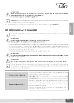 Preview for 145 page of CAN FC1336 Use And Maintenance Instruction Manual