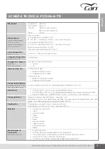 Preview for 9 page of CAN FC1346 Series Installation, Use And Maintenance Instruction Manual