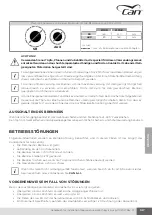 Preview for 147 page of CAN FC1346 Series Installation, Use And Maintenance Instruction Manual