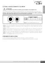 Предварительный просмотр 31 страницы CAN FL1323 Installation, Use And Maintenance Instruction Manual