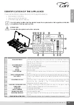 Предварительный просмотр 51 страницы CAN FL1323 Installation, Use And Maintenance Instruction Manual