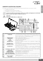 Предварительный просмотр 123 страницы CAN FL1323 Installation, Use And Maintenance Instruction Manual