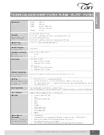 Preview for 11 page of CAN FL1400 Installation, Use And Maintenance Instructions