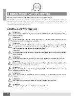 Preview for 12 page of CAN FL1400 Installation, Use And Maintenance Instructions