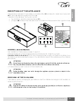 Preview for 15 page of CAN FL1400 Installation, Use And Maintenance Instructions