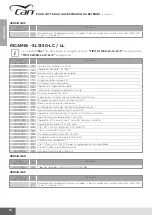 Preview for 70 page of CAN SL Series Installation, Use And Maintenance Instruction Manual