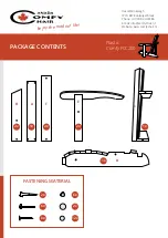 Preview for 2 page of Canada Comfy Chair Comfy FCC200 Assembly Instructions