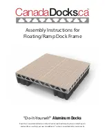 Canada Docks Do-It-Yourself Assembly Instructions Manual preview