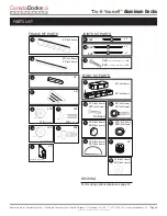 Preview for 2 page of Canada Docks Do-It-Yourself Assembly Instructions Manual