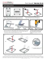 Preview for 6 page of Canada Docks Do-It-Yourself Assembly Instructions Manual