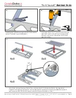 Preview for 8 page of Canada Docks Do-It-Yourself Assembly Instructions Manual