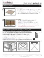 Preview for 12 page of Canada Docks Do-It-Yourself Assembly Instructions Manual