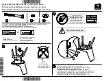 Предварительный просмотр 1 страницы Canadel chair with base Assembly Instructions