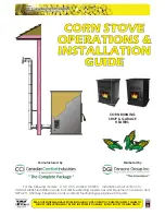 Canadian Comfort Industries Corn Stove Operations & Installation Manual preview