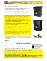 Предварительный просмотр 2 страницы Canadian Comfort Industries Corn Stove Operations & Installation Manual