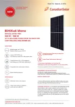 Canadian Solar BiHiKu6 Mono CS6Y-550MB-AG Manual preview
