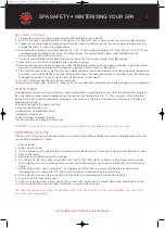 Предварительный просмотр 10 страницы Canadian Spa EL Owner'S Manual