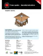 Предварительный просмотр 20 страницы Canadian Spa Fraser gazebo Assembly Instructions Manual