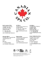 Предварительный просмотр 22 страницы Canadian Spa HY-Y202 Owner'S Manual