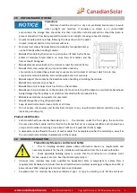 Предварительный просмотр 5 страницы CanadianSolar CS5AH-180M Installation Manual