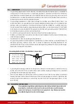 Предварительный просмотр 9 страницы CanadianSolar CS5AH-180M Installation Manual