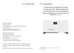 CanadianSolar CSI-100K-T480GL02-U Installation And Operation Manual предпросмотр