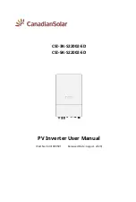 Предварительный просмотр 1 страницы CanadianSolar CSI-3K-S22002-ED User Manual