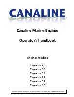 Canaline Engines Canaline 25 Operator'S Handbook Manual preview