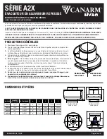 Предварительный просмотр 6 страницы Canarm A2X Series Operation Instructions And Parts Manual