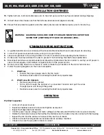 Preview for 2 page of Canarm ADD Installation And Maintenance Instructions Manual