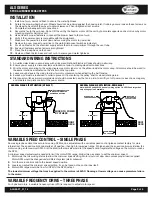 Preview for 2 page of Canarm ALX SERIES Operation Instructions Manual