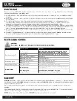 Preview for 4 page of Canarm ALX SERIES Operation Instructions Manual