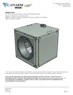 Предварительный просмотр 11 страницы Canarm GSQ-D Series Operation Instructions And Parts Manual