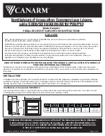 Предварительный просмотр 3 страницы Canarm SD08 Instruction Manual