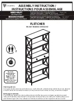 Preview for 1 page of CANARMNA FLETCHER 203522-02 Assembly Instruction Manual