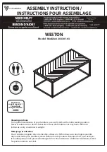 Preview for 1 page of CANARMNA WESTON 203301-03 Assembly Instruction