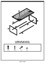 Preview for 2 page of CANARMNA WESTON 203301-03 Assembly Instruction