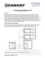 Предварительный просмотр 1 страницы Canary Systems MDT SMART Link-485 Manual