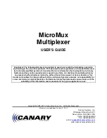 Canary MicroMux User Manual preview