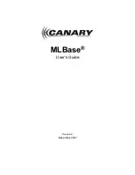 Canary MLBase User Manual preview